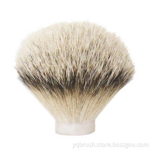 High mountain silvertip badger hair knotNew